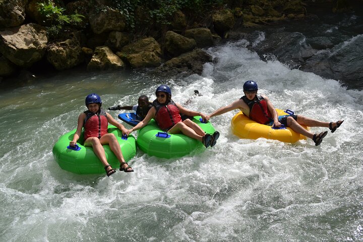 Jungle River Tubing and Beach Adventure with Transportation