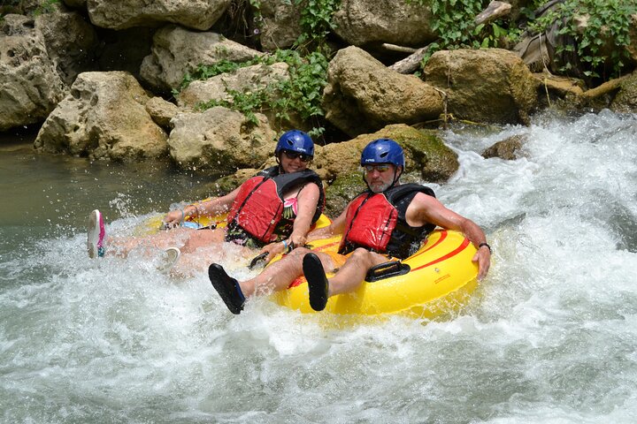 Jungle River Tubing and Beach Adventure with Transportation