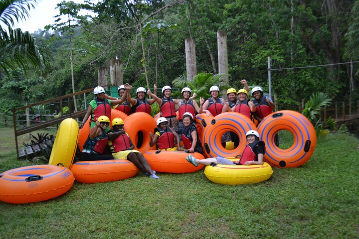 Jungle River Tubing and Beach Adventure with Transportation