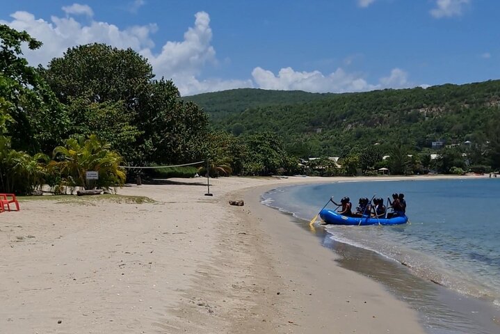 Jungle River Tubing and Beach Adventure with Transportation