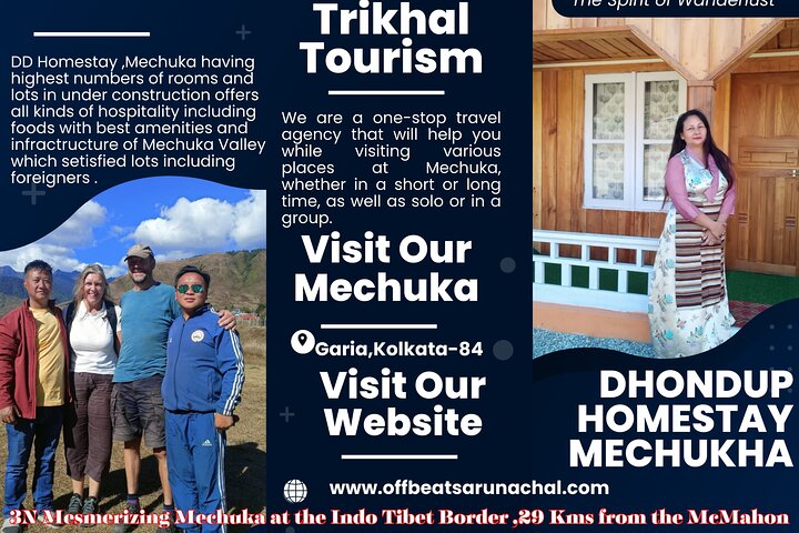 6-Day Megical Mechuka -Arunachal Pradesh Private Transport