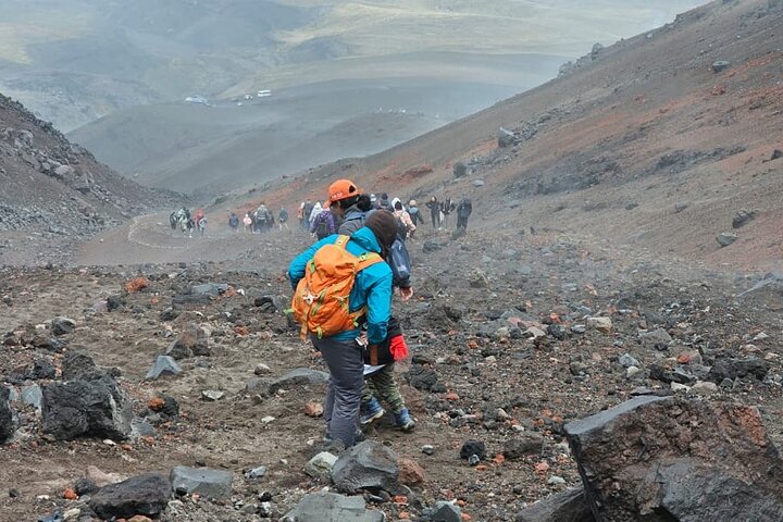 Strenuously Cotopaxi Volcano and birding by the lagoon