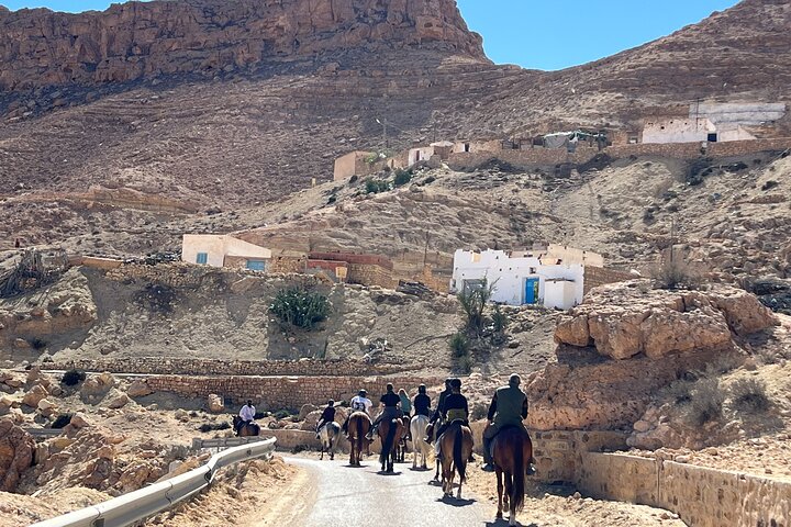The authentic Tozeur on horseback with private transfer
