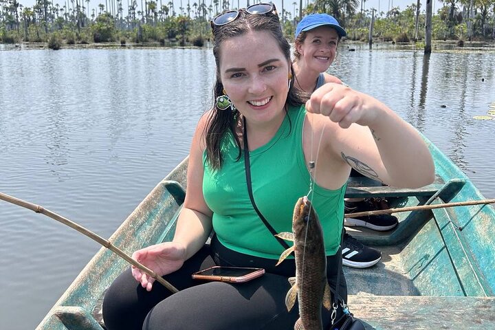 Fishing for Piranhas in Lake Yacumama