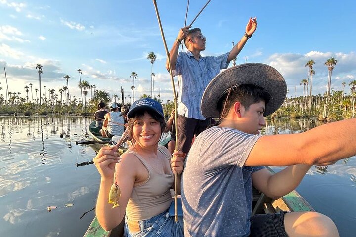 Fishing for Piranhas in Lake Yacumama