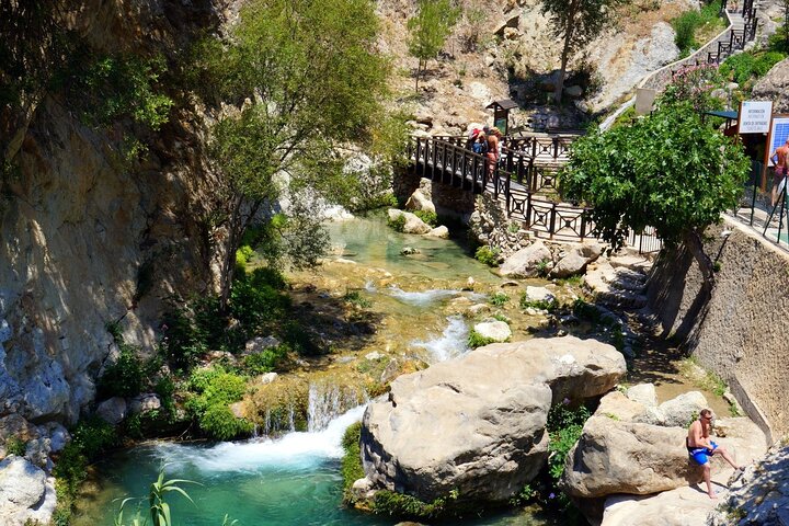 From Albir & Benidorm: Algar Waterfalls day trip