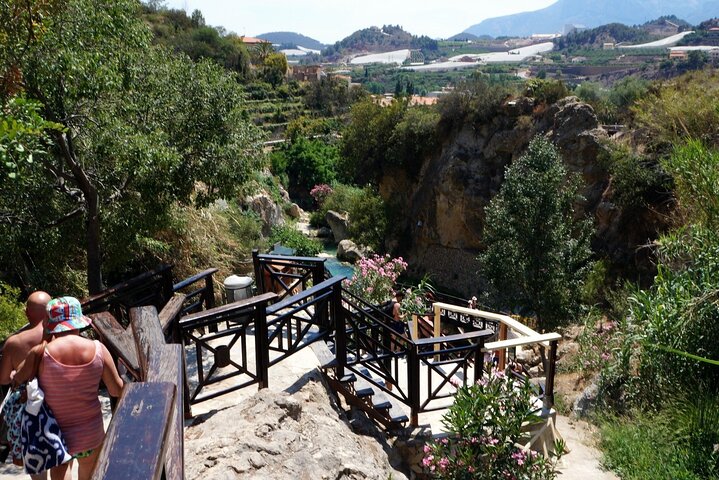 From Albir & Benidorm: Algar Waterfalls day trip