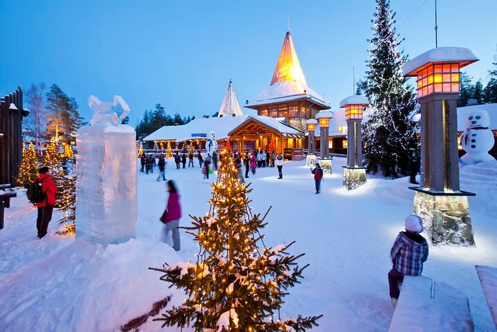 Arctic Magic: Santa's Village, Snowmobiling & Glass Igloo Lunch