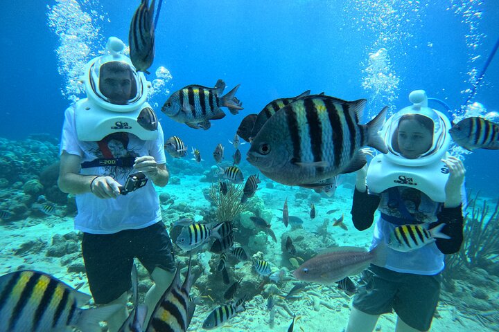 Curacao Helmet Diving-Walk the Ocean Floor, No Swimming Required