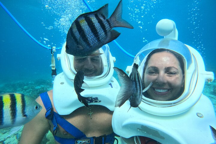 Curacao Helmet Diving-Walk the Ocean Floor, No Swimming Required