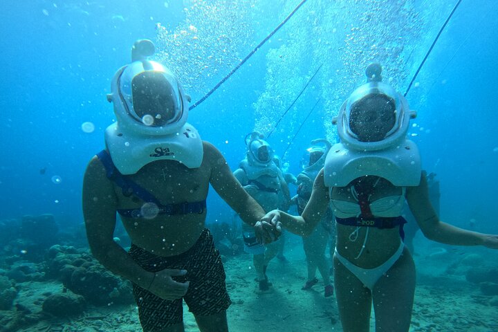 Curacao Helmet Diving-Walk the Ocean Floor, No Swimming Required