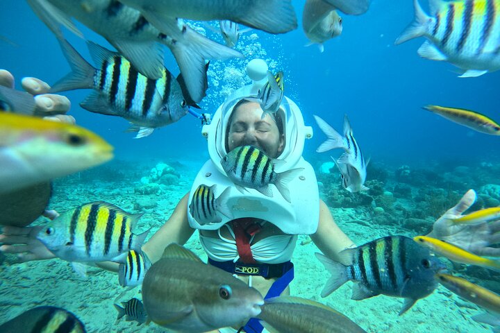 Curacao Helmet Diving-Walk the Ocean Floor, No Swimming Required