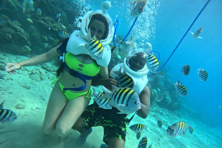 Curacao Helmet Diving-Walk the Ocean Floor, No Swimming Required