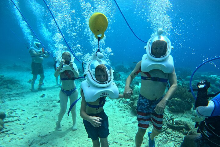 Curacao Helmet Diving-Walk the Ocean Floor, No Swimming Required