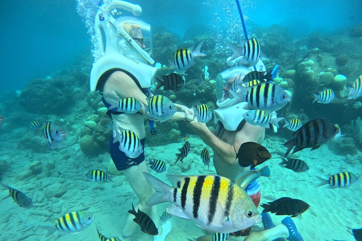 Curacao Helmet Diving-Walk the Ocean Floor, No Swimming Required