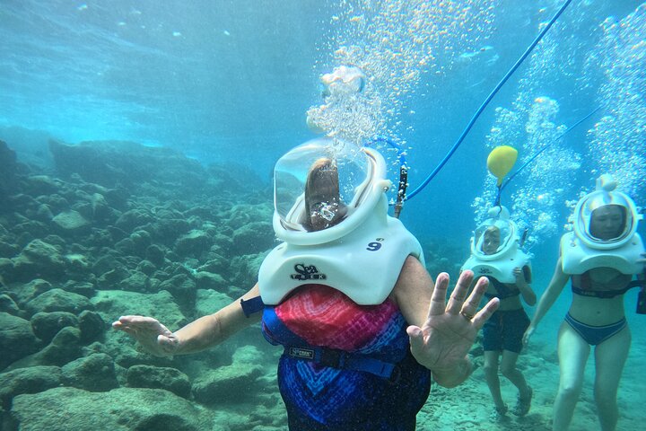 Curacao Helmet Diving-Walk the Ocean Floor, No Swimming Required