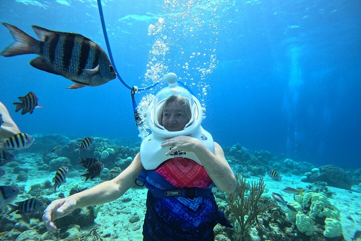 Curacao Helmet Diving-Walk the Ocean Floor, No Swimming Required