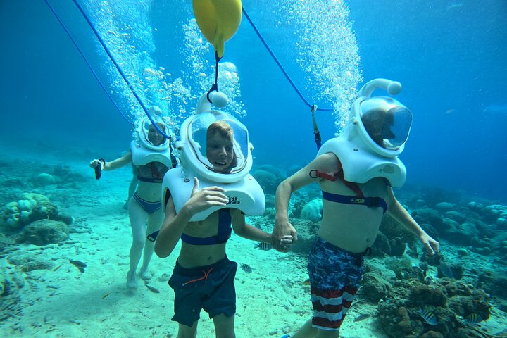 Curacao Helmet Diving-Walk the Ocean Floor, No Swimming Required