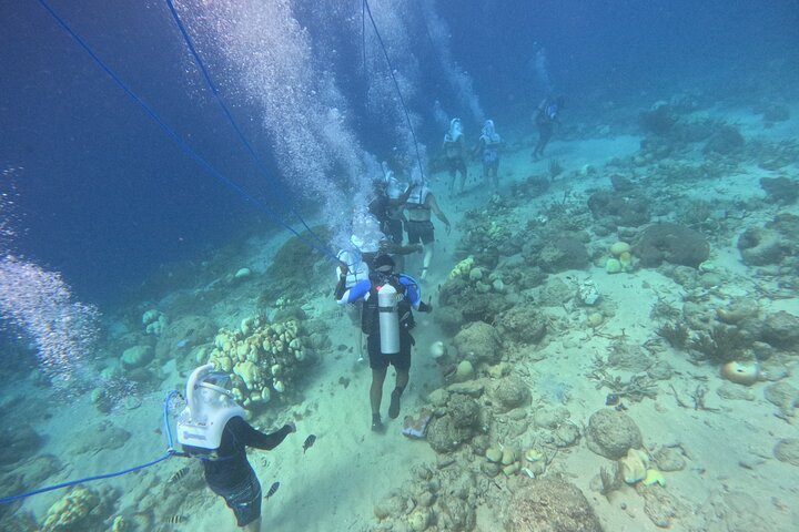 Curacao Helmet Diving-Walk the Ocean Floor, No Swimming Required