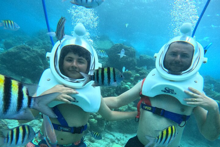 Curacao Helmet Diving-Walk the Ocean Floor, No Swimming Required
