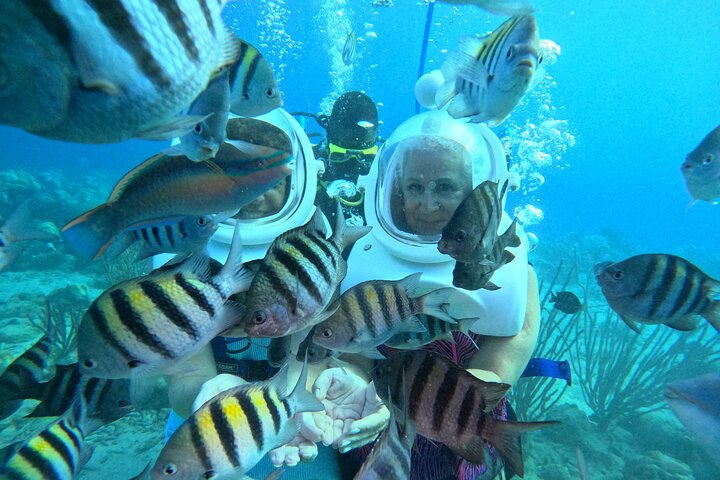 Curacao Helmet Diving-Walk the Ocean Floor, No Swimming Required