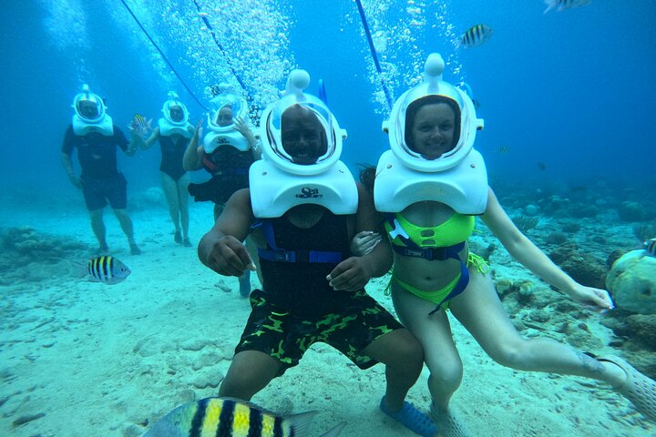 Curacao Helmet Diving-Walk the Ocean Floor, No Swimming Required