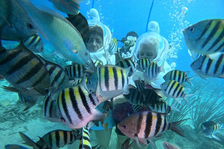 Curacao Helmet Diving-Walk the Ocean Floor, No Swimming Required