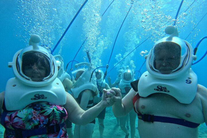 Curacao Helmet Diving-Walk the Ocean Floor, No Swimming Required