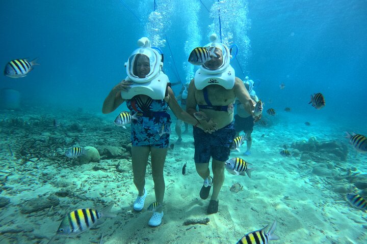 Curacao Helmet Diving-Walk the Ocean Floor, No Swimming Required