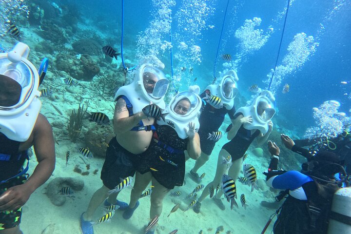 Curacao Helmet Diving-Walk the Ocean Floor, No Swimming Required