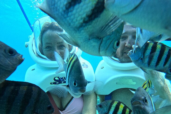 Curacao Helmet Diving-Walk the Ocean Floor, No Swimming Required