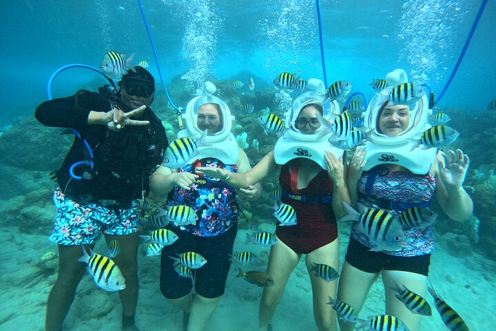 Curacao Helmet Diving-Walk the Ocean Floor, No Swimming Required