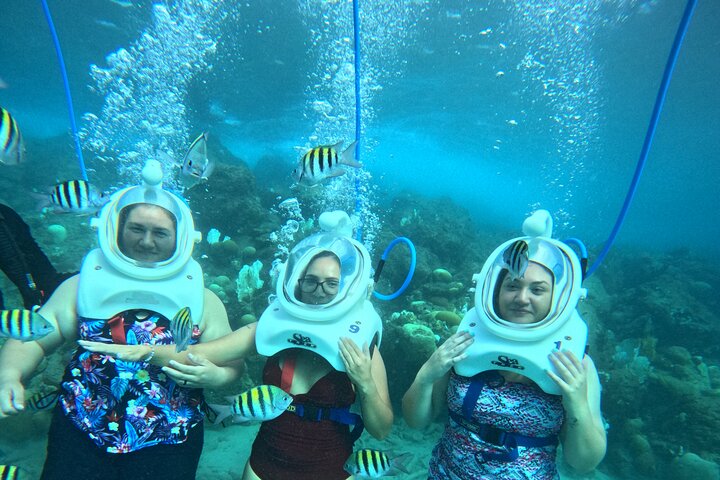 Curacao Helmet Diving-Walk the Ocean Floor, No Swimming Required