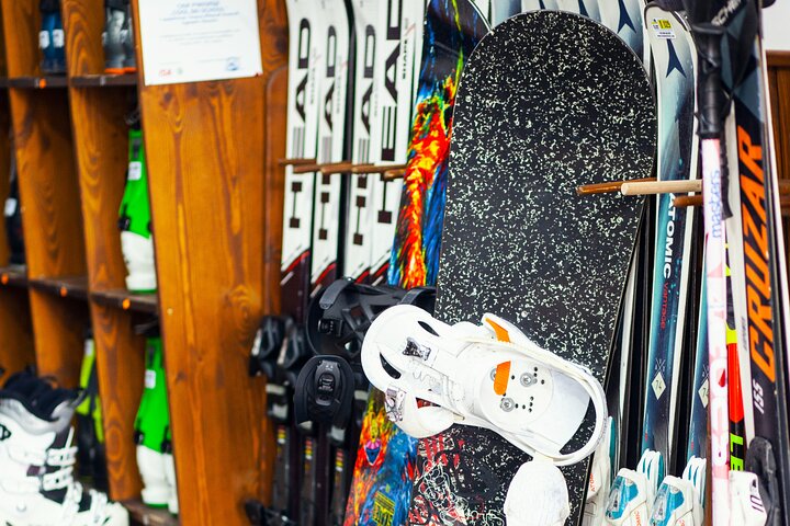 Ski and snowboard equipment in Bansko,Bulgaria