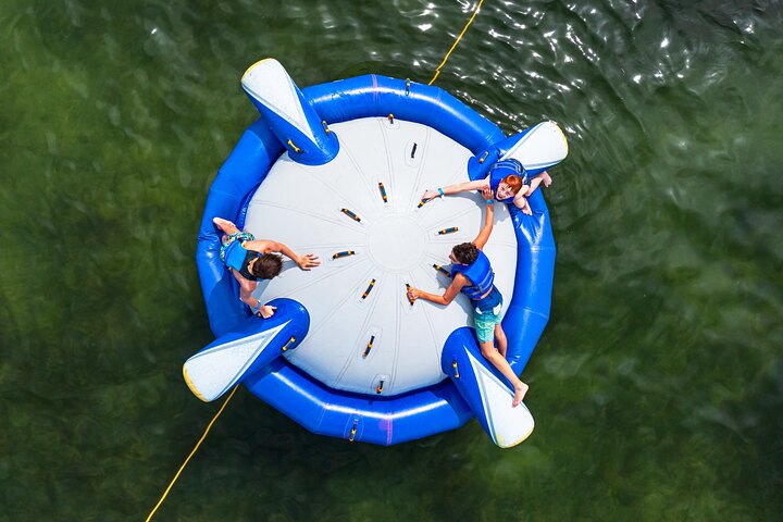 Shell Island Inflatable Adventure Park & Dolphin Sightseeing Tour