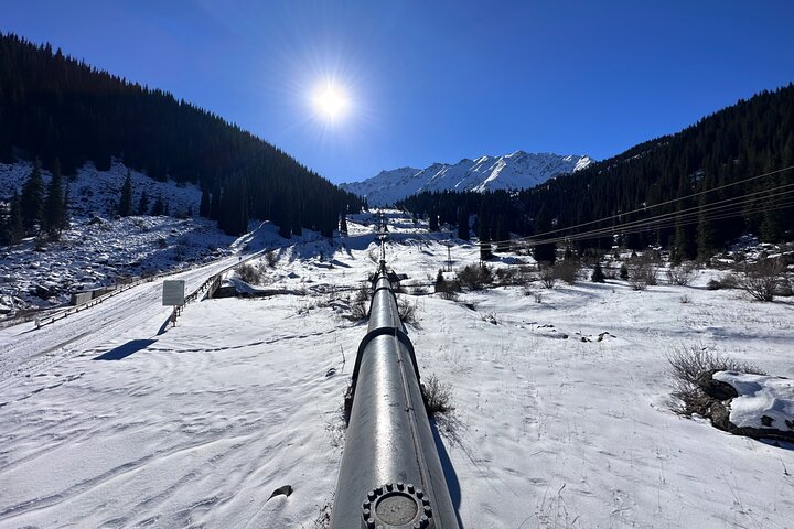 Big Almaty Lake & Thermal Springs at AlmaArasan Gorge by Car 9 AM
