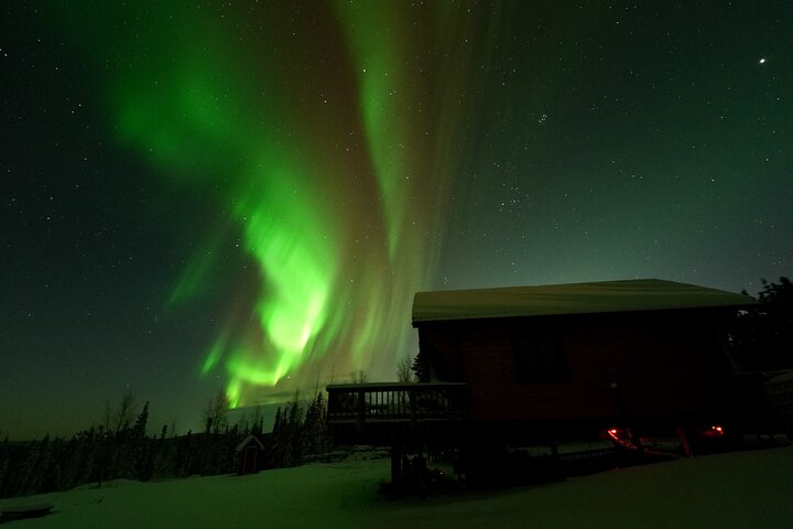 Mountaintop 360° Best Alaskan Cabin with Photography @Aurora Camp