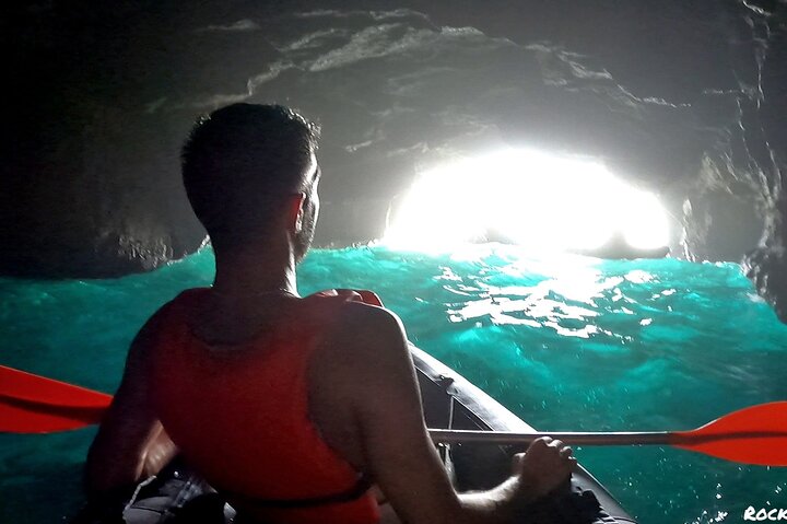 Kayaking Adventure Route with Snorkeling in Mogan Caves