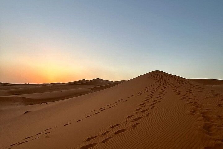 Luxury Camp in Merzouga Desert with Camel Trekking, Vehicule 4WD