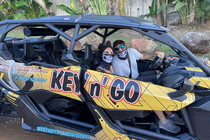 Key N Go: Guided UTV/ATV Adventure in St. Thomas, USVI (1.5-2 HR)