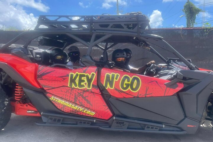 Key N Go: Guided UTV/ATV Adventure in St. Thomas, USVI (1.5-2 HR)