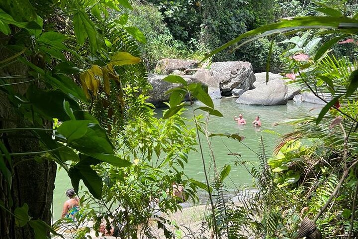 El Yunque Rainforest Waterslides and Luquillo Beach w/ Transport