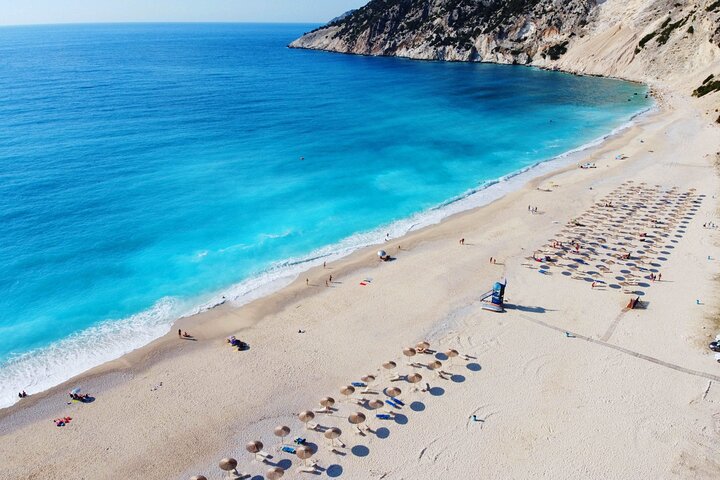 Fiscardo & Assos Island Tour with Swimming at Myrtos Beach
