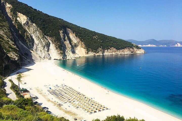 Fiscardo & Assos Island Tour with Swimming at Myrtos Beach