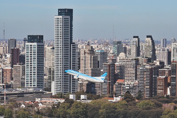 Private Helicopter Flight over the City of Buenos Aires