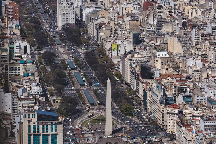 Private Helicopter Flight over the City of Buenos Aires
