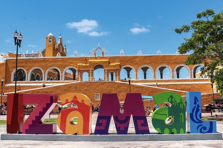 From Merida: Chichen Itza Tour, Izamal, Cenote Ik Kil and Food