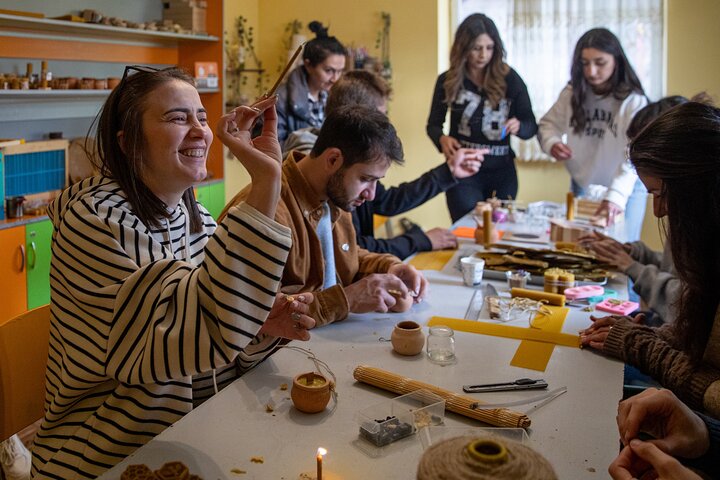 Private Honey Farm Tour and Beeswax Candle Making in Spitak