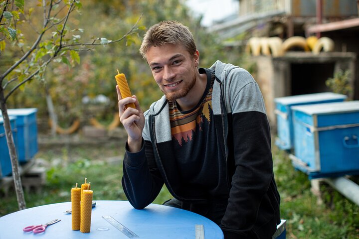 Private Honey Farm Tour and Beeswax Candle Making in Spitak