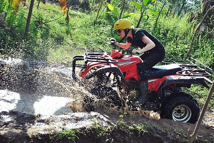 Ubud ATV Ride Through Elephant Cave, Monkey Forest, Waterfall